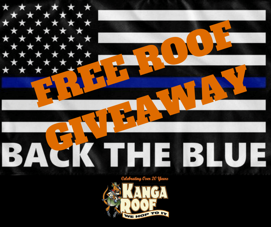 Back the Blue free roof giveaway