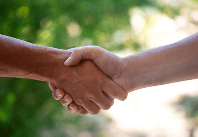 People shaking hands