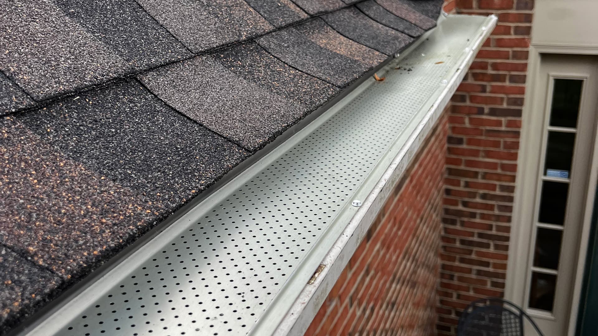 Gutter guards installed by Brandstetter's KangaRoof on a residential home in Greater Cincinnati