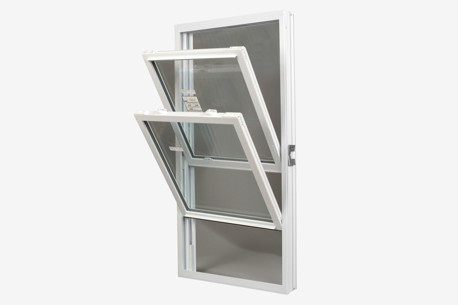 Double hung window.