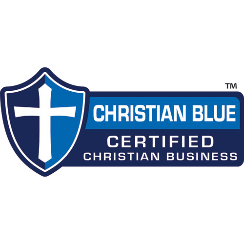 Christian Blue certified logo